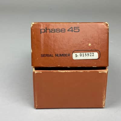 MXR Phase 45 Pedal, Block/Script Logo 1979 - Brown image 2