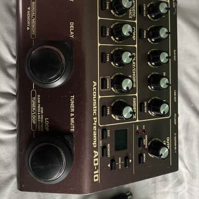 Boss AD-10 Acoustic Preamp 2017 - Present - Brown image 2