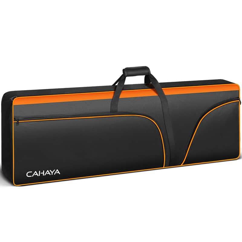 88 Key Keyboard Case Electric Keyboard Piano Gig Bag 0.5Inch Thick Padded Case With Side Handles And Adjustable Shoulder Straps Cy0327 image 1