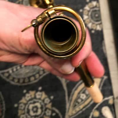 EXCELLENT KING 1945 ZEPHYR  SN2738XX ALTO SAXOPHONE ORIGINAL LAC. 3 RINGS TECH SERVICED READY TO PLAY DOUBLE SOCKET NECK SN MATCH KING CASE imagen 9