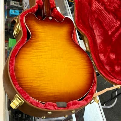 Gibson ES-335 Figured Semi-hollowbody Electric Guitar - Iced Tea, 2023 image 6