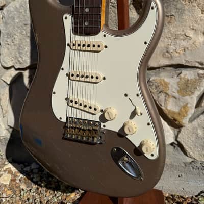 Fender Custom Shop 1965 Stratocaster Shoreline Gold over Lake Placid Blue 2022 - Shoreline Gold over Lake Placid Blue image 14