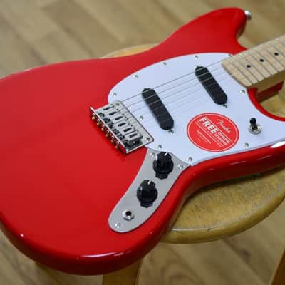 Fender Squier Sonic Mustang Torino Red Electric Guitar image 8