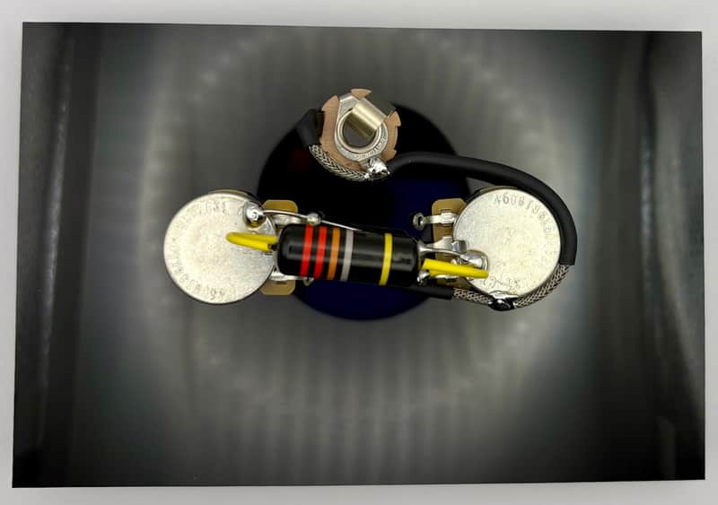 Gibson Les Paul Jr./SG Junior premium wiring harness- 50s style with 0.022uF Bumblebee capacitor image 1