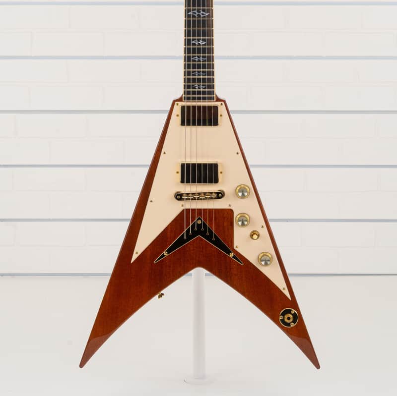 Dean USA Vengeance Pickguard Limited Edition Electric Guitar, Ebony Fingerboard, Mahogany Gloss Natural image 1