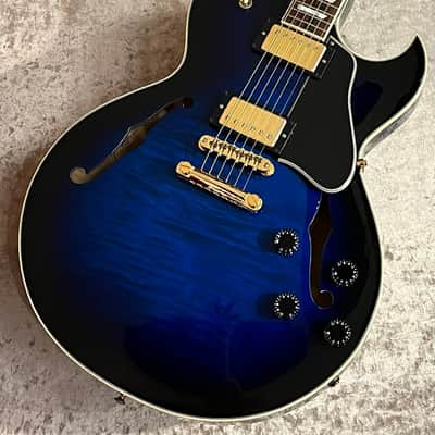 Gibson ES-137 Classic Blue Burst 2003  [USED][GTK017] image 1