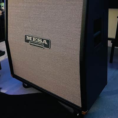 Mesa Boogie 4x12 Rectifier cab - Custom Ordered black with brown grille cloth image 2