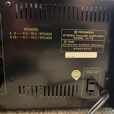 Pioneer M-75 (SPEC 4) image 7