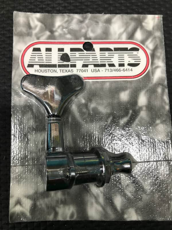 Allparts TK 0794-010 Chrome Mini Bass Keys Bass Side Chrome image 1