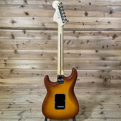 Fender Limited Edition American Performer Timber Stratocaster Electric Guitar - Honey Burst image 5