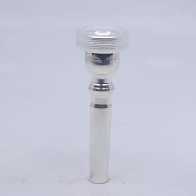 ACB 10.5C Trumpet Mouthpiece with a Clear Acrylic Rim - Silver/Acrylic image 1