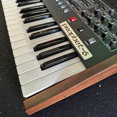 Sequential Prophet-6 49-Key 6-Voice Polyphonic Synthesizer 2018 - 2020 - Black with Wood Sides image 9