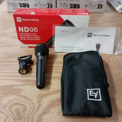 Electro-Voice ND96 Supercardioid Dynamic Vocal Microphone - Black image 3