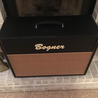 Bogner 2x12 Cabinet Tolex / Wheat Grill image 2