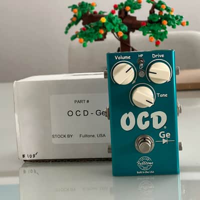 Fulltone Custom Shop OCD-GE Germanium Overdrive 2019 - Tahitian Teal image 1
