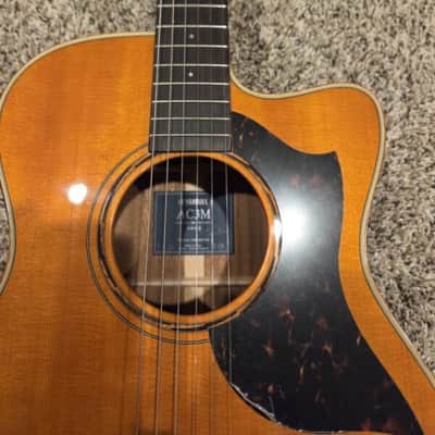 Yamaha AC3M Concert Acoustic/Electric Guitar - Natural image 2