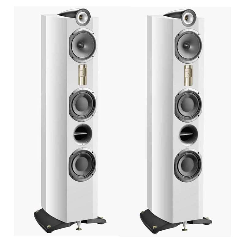 Triangle Genese Quartet HiFi Floor Standing Speaker, White, SINGLE image 1
