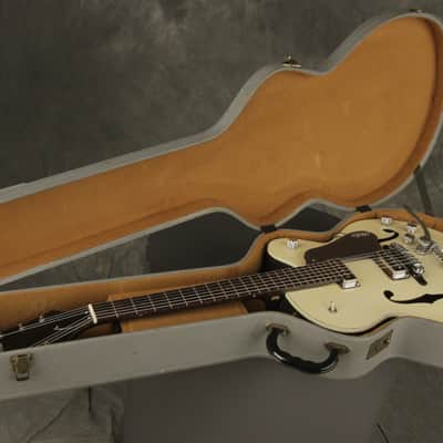 1958 Gretsch model 6187 Streamliner/Corvette added Dynasonic pickup LOTUS IVORY image 23