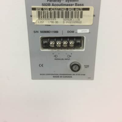 Bose Panaray 502A 502B 502C Panaray Speaker system with controller