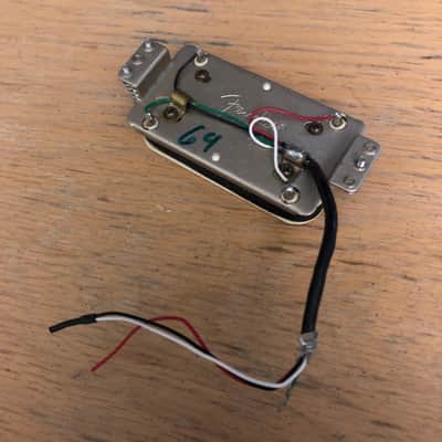 Fender American Standard HSS DH-1 Diamondback Bridge Humbucker Pickup Aged White 8.5k USA Strat image 2