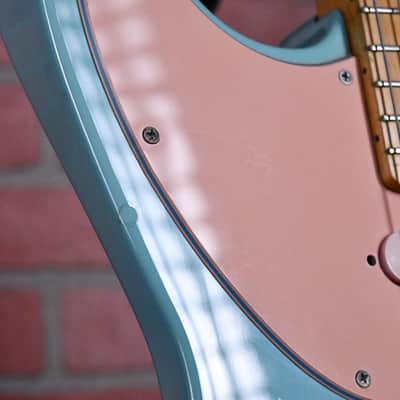 Kramer Elliot Easton Pro 1 1987 Seafoam /Neon Pink Guard andPickups w/OHSC image 20