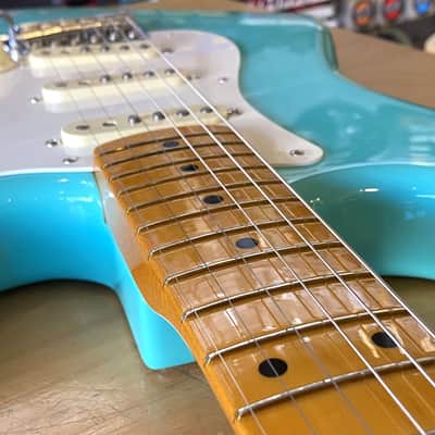 2025 Fender American Vintage II '57 Stratocaster Gloss Sea Foam Green Electric Guitar with Original Case image 7