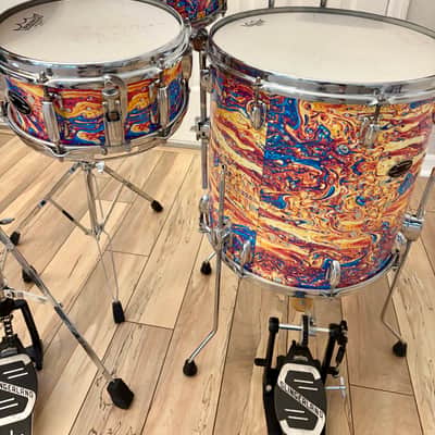 Slingerland Cocktail set Vintage Jam Seasion Late 50’s- 60’s - Custom wrapped image 4