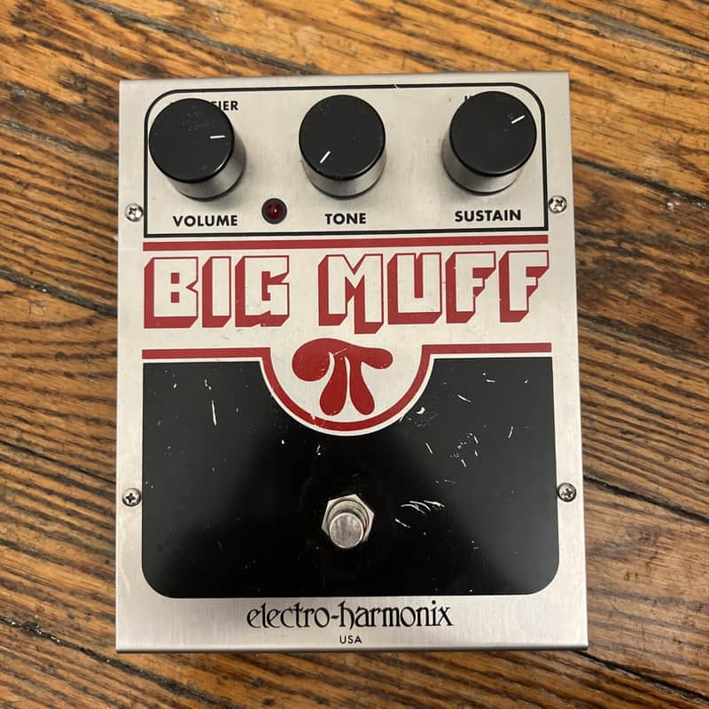 Electro-Harmonix Big Muff Pi - Present Silver / Black / Red image 1