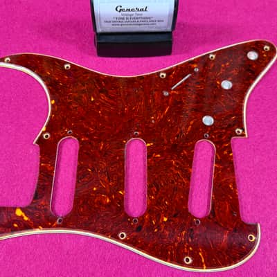 General Vintage Tone 1969’ Nitrate celluloid pickguard for Stratocaster 4 ply Celluloid nitrate / Carey NOS image 12