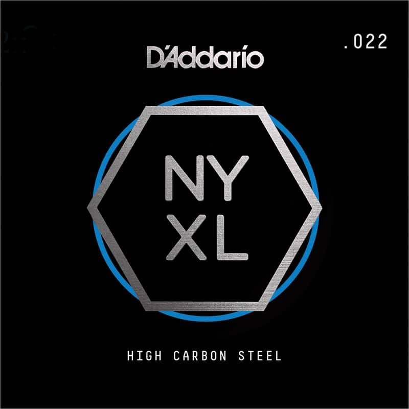 D'Addario NYS022 Single Plain Steel Guitar String, .022 image 1