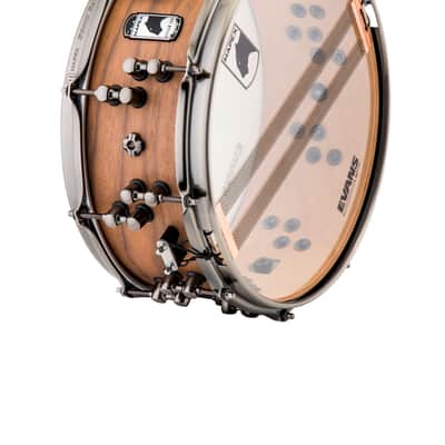Mapex Black Panther Design Lab 14x5.5" Machine Craig Blundell Satin Natural Walnut Snare Drum | BPDLMW4550LNW | NEW | WorldShip | Authorized Dealer image 5