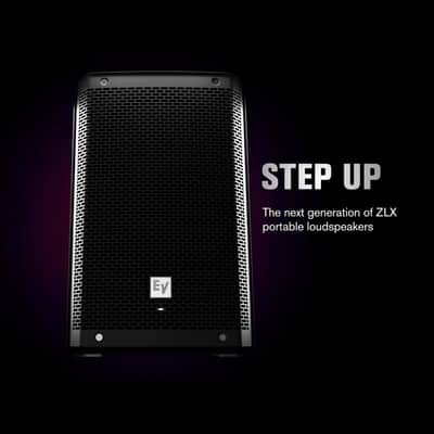 Electro-Voice ZLX-8P-G2 8-Inch 2-Way Powered Loudspeaker with Bluetooth (Black) Bundle with All-Aluminum Speaker Stand Pack and 25-Feet XLR Male to Female Microphone Cable (3 Items) image 2