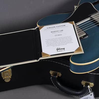 Gibson ES-335 1964 M2M Murphy Lab Heavy Aged Pelham Blue #121320 image 18
