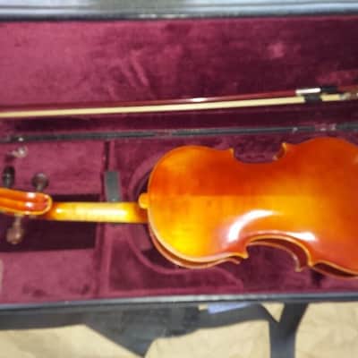 Kiso Suzuki Model 7117 size 15.5 viola, Japan 1973, Very Good Cond, w/ case&bow image 3