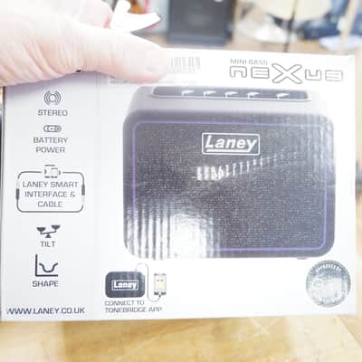 Laney MINI-BASS-NX Nexus 3-Watt 2x3" Mini Bass Combo 2020s - Black image 4