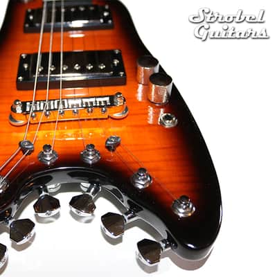Strobel Rambler Travel Guitar - Tobacco Sunburst image 1