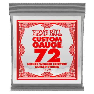 Ernie Ball Nickel Wound .072 Single String (3 Pack) image 2