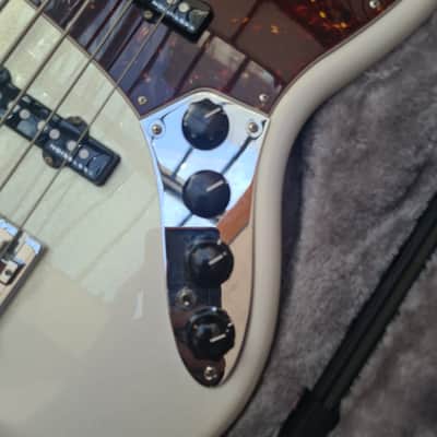 Fender american Ultra Jazz Bass V MN 2022 - arctic pearl image 20