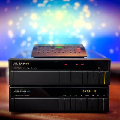 MERIDIAN 500 & 566 🌈RaRe🌈 CD Transport 24-Bit DAC Stereo High-End Bundle image 2