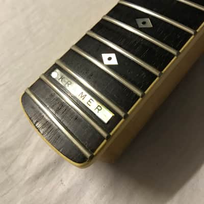 Kramer Ferrington Acoustic Guitar Neck 1990s Red Matching Headstock image 3