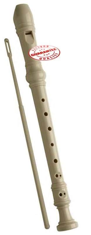 D'Luca Student 3 Piece Recorder Flute Ivory image 1
