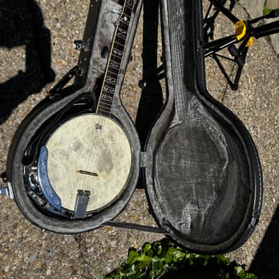 Washburn B-19 5 string banjo 1987 - Sunburst image 15