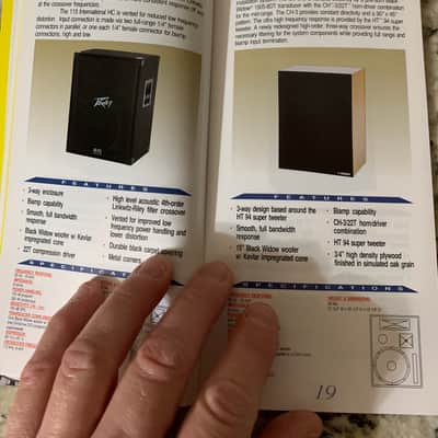 Peavey Sound Reinforcement Catalog 1992 image 9
