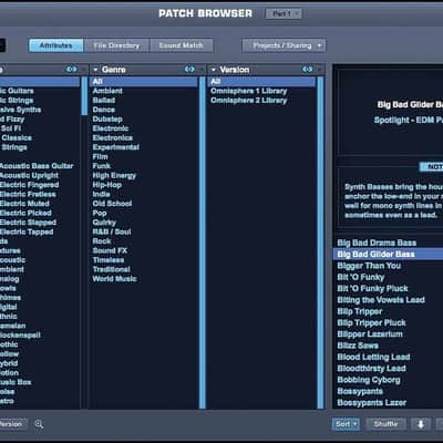 Spectrasonics Omnisphere 2.6 Virtual Instrument Plug-in image 7