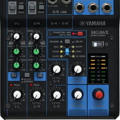 Yamaha MG06X 6-Channel Analog Mixer w/ Effects image 1