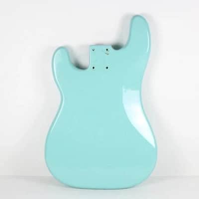 1976 Fender Precision Bass BODY Seafoam Green/Blue ~PRO Re-Fin~ Early-CBS USA 1970s image 4