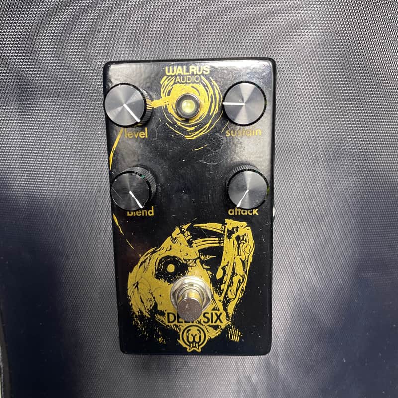 Walrus Audio Deep Six Compressor V1 Limited Edition - Angler Fish 2014 - 2016 - Black / Gold Angler Fish image 1