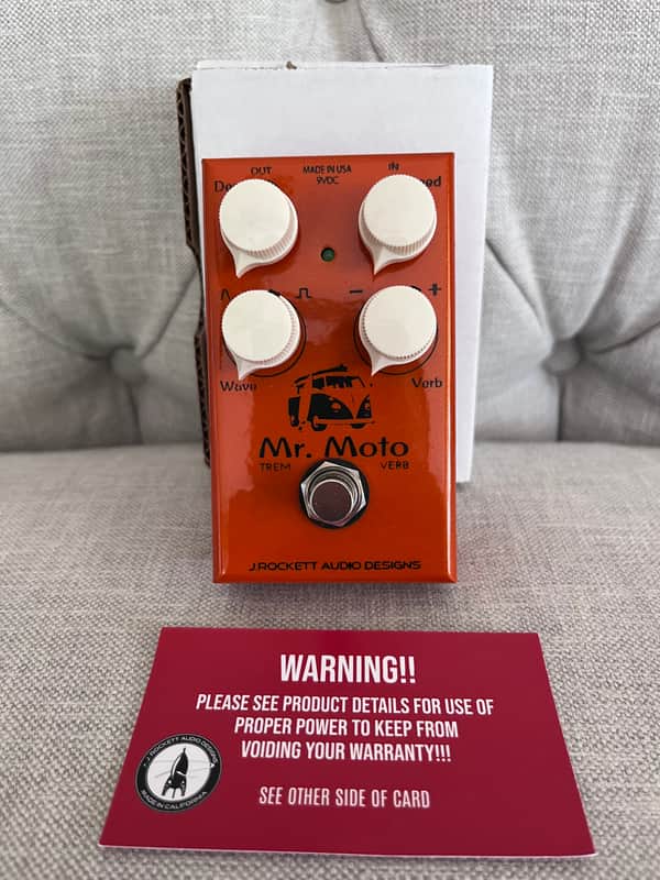 J Rockett Mr. Moto Reverb & Tremolo w/ Box - Like New image 1
