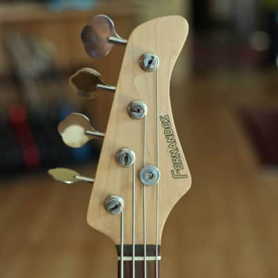 Fernandes Jazz Bass Sunburst 1990's Made in Japan image 10