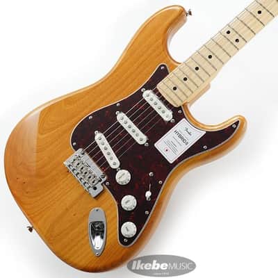 Fender Made in Japan Made in Japan Hybrid II Stratocaster (Vintage Natural/Maple) image 1